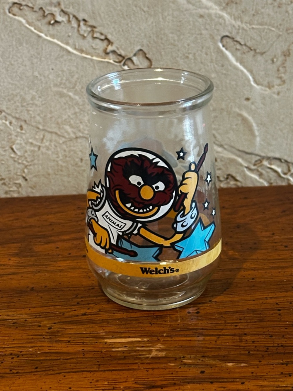 1998 Welch's "Muppets in Space" Jelly Jar Featuring the Character Animal